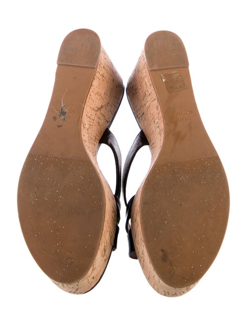 Stuart Weitzman Patent Leather Slides