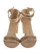 Stuart Weitzman Canvas Sandals