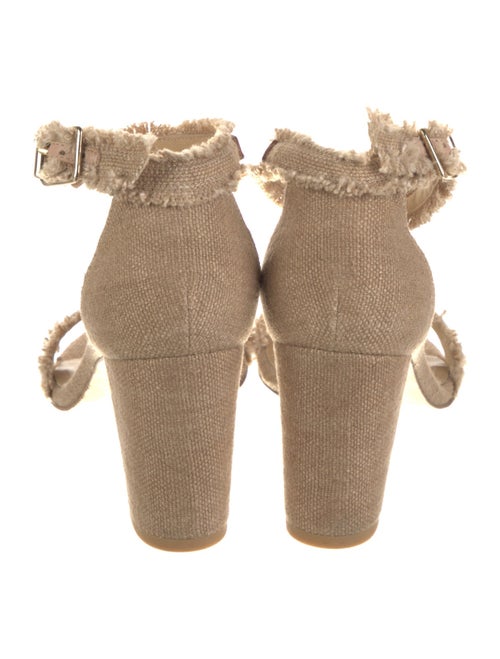 Stuart Weitzman Canvas Sandals