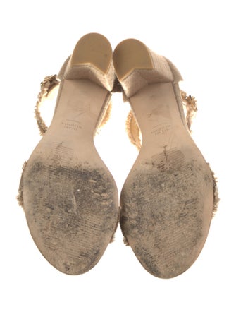 Stuart Weitzman Canvas Sandals