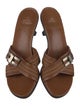 Stuart Weitzman Leather Slides