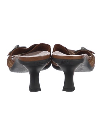 Stuart Weitzman Leather Slides