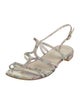 Stuart Weitzman Snakeskin Animal Print Gladiator Sandals