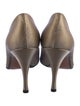 Stuart Weitzman Satin Crystal Embellishments Pumps