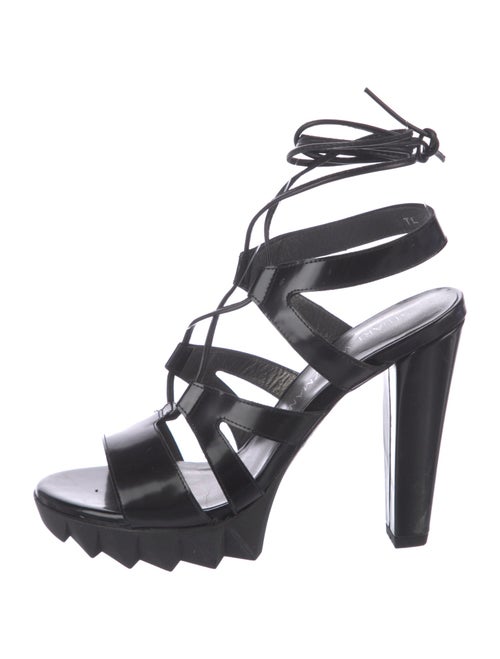 Stuart Weitzman Leather Gladiator Sandals