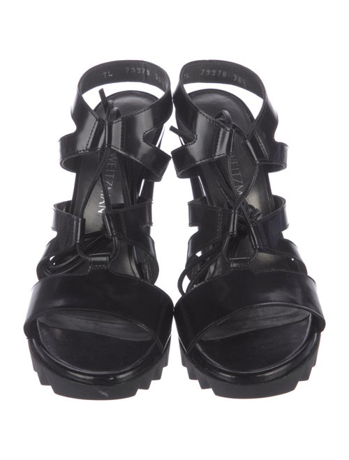 Stuart Weitzman Leather Gladiator Sandals
