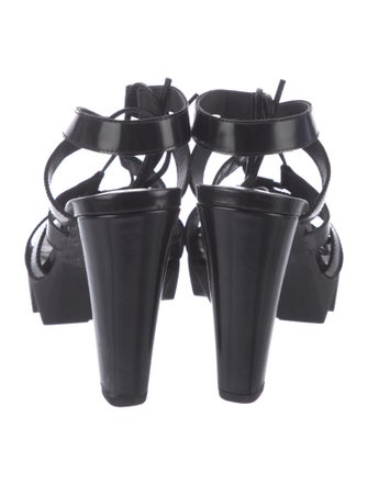 Stuart Weitzman Leather Gladiator Sandals