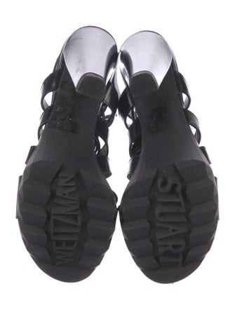 Stuart Weitzman Leather Gladiator Sandals