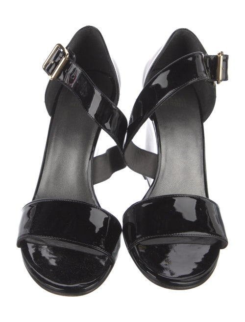 Stuart Weitzman Patent Leather Sandals