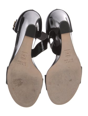 Stuart Weitzman Patent Leather Sandals