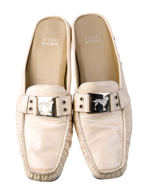 Stuart Weitzman Patent Leather Mules