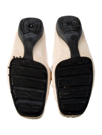 Stuart Weitzman Patent Leather Mules