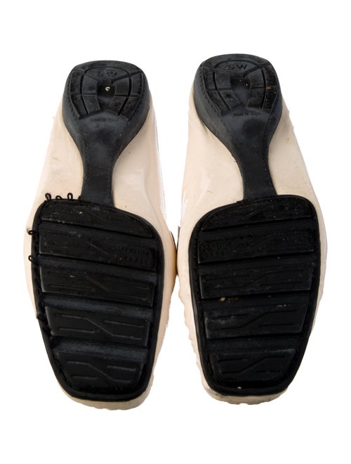 Stuart Weitzman Patent Leather Mules