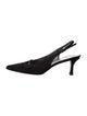Stuart Weitzman Satin Slingback Pumps