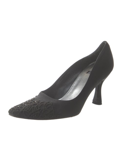 Stuart Weitzman Crystal Embellishments Pumps