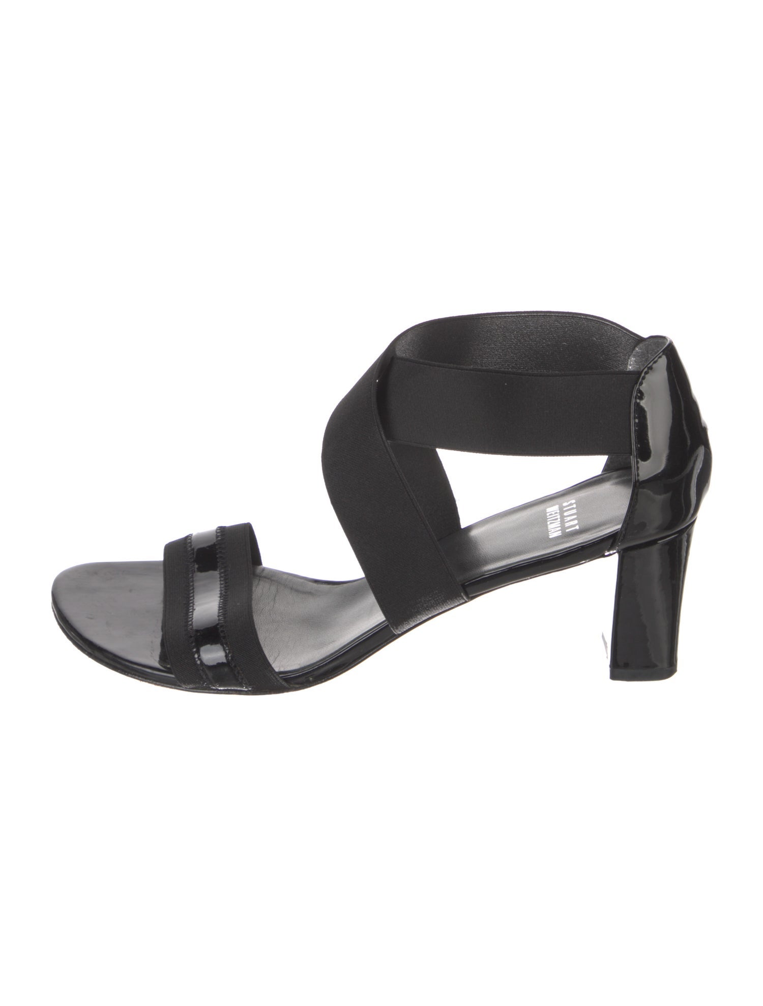 Stuart Weitzman Patent Leather Slingback Sandals