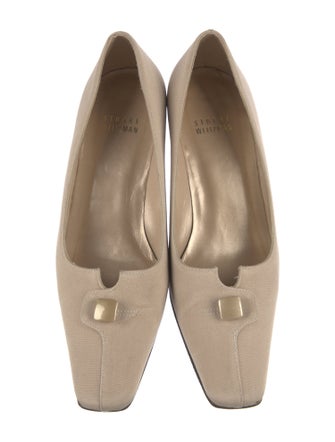 Stuart Weitzman Canvas Pumps
