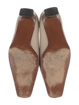Stuart Weitzman Canvas Pumps