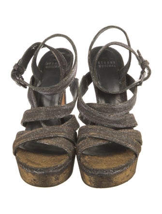 Stuart Weitzman Glitter Sandals