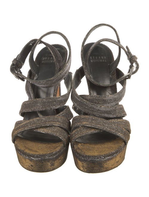 Stuart Weitzman Glitter Sandals