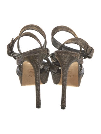 Stuart Weitzman Glitter Sandals