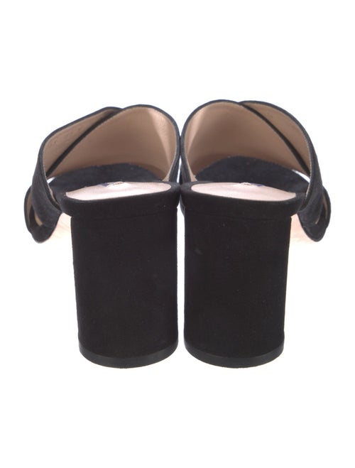 Stuart Weitzman Suede Slides