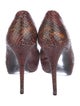 Stuart Weitzman Leather Animal Print Pumps