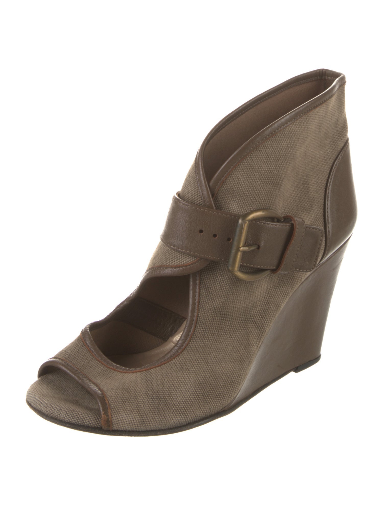 Stuart Weitzman Canvas Colorblock Pattern Pumps