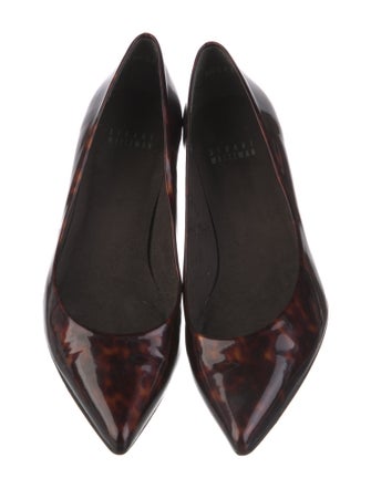Stuart Weitzman Patent Leather Ballet Flats