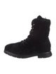 Stuart Weitzman Shearling Combat Boots