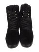 Stuart Weitzman Shearling Combat Boots