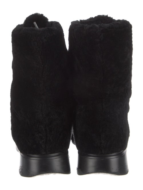 Stuart Weitzman Shearling Combat Boots