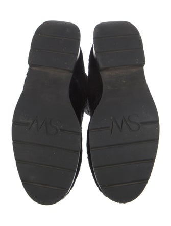 Stuart Weitzman Shearling Combat Boots