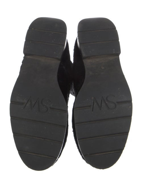 Stuart Weitzman Shearling Combat Boots