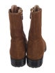 Stuart Weitzman Suede Combat Boots