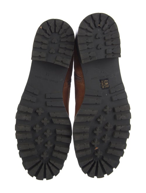 Stuart Weitzman Suede Combat Boots