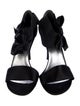 Stuart Weitzman Satin Bow Accents Sandals