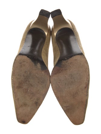 Stuart Weitzman Suede Animal Print Pumps