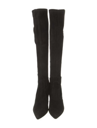 Stuart Weitzman Suede Sock Boots