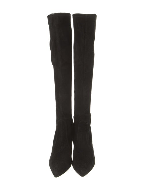 Stuart Weitzman Suede Sock Boots