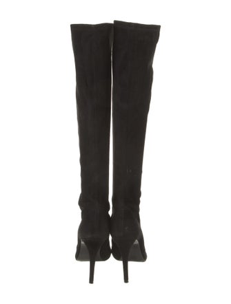 Stuart Weitzman Suede Sock Boots