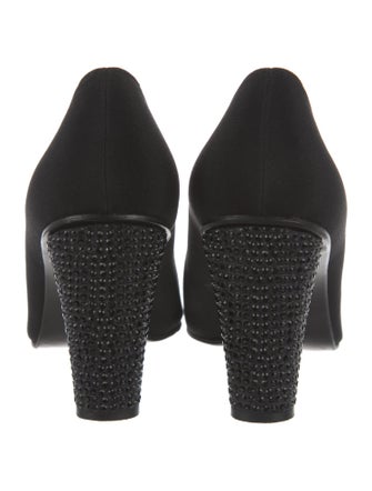 Stuart Weitzman Crystal Embellishments Pumps