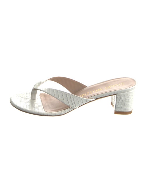 Stuart Weitzman Leather Slides