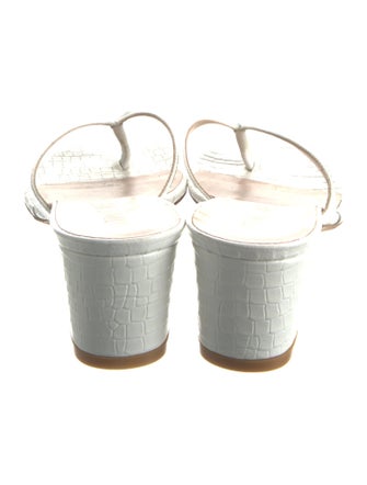 Stuart Weitzman Leather Slides