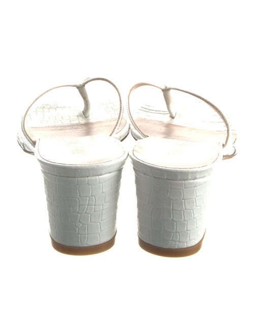 Stuart Weitzman Leather Slides