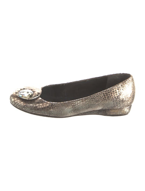 Stuart Weitzman Lizard Ballet Flats