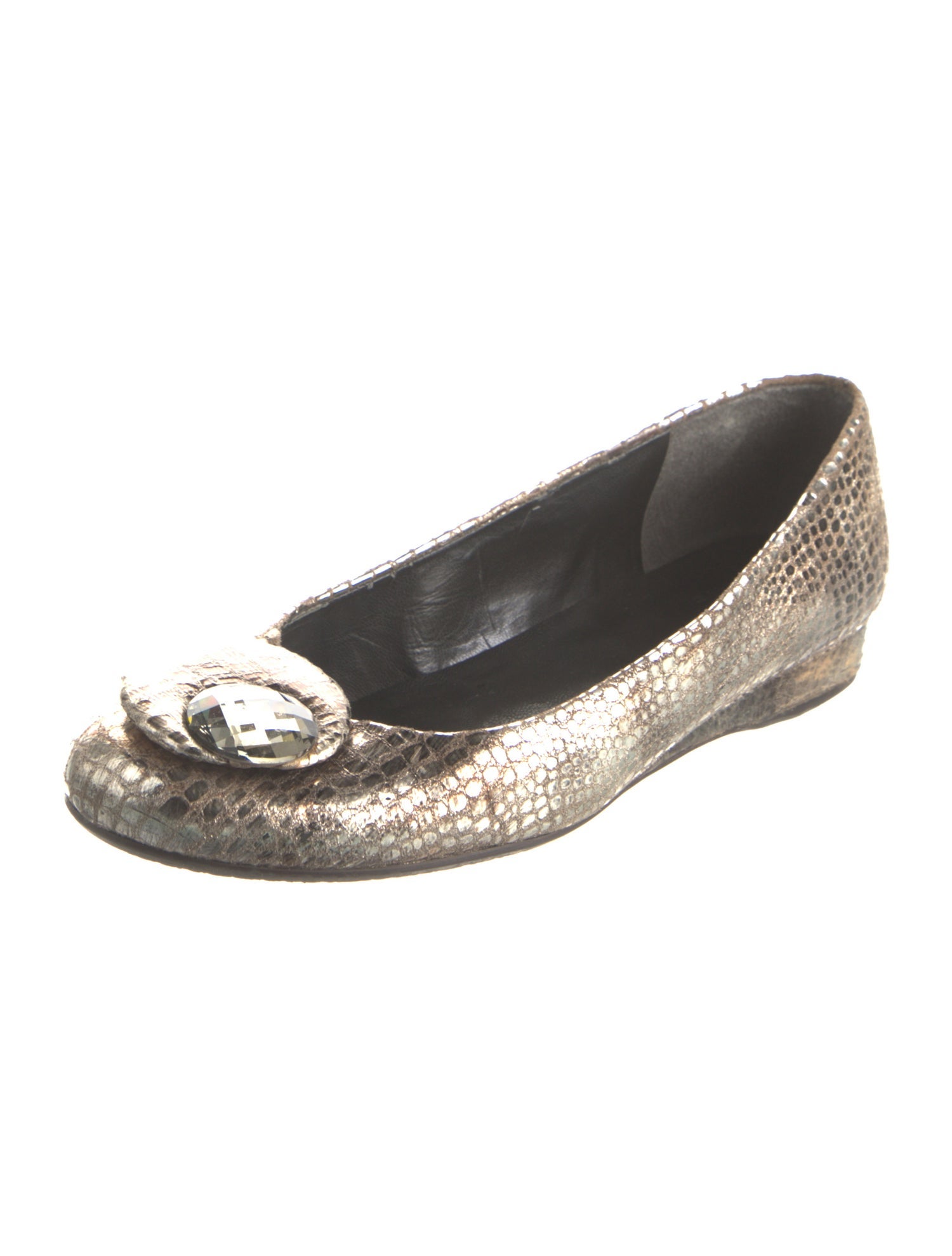 Stuart Weitzman Lizard Ballet Flats