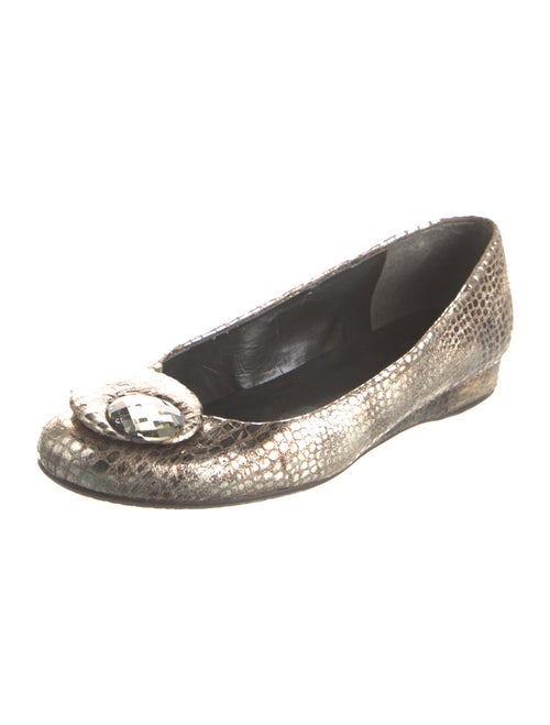 Stuart Weitzman Lizard Ballet Flats