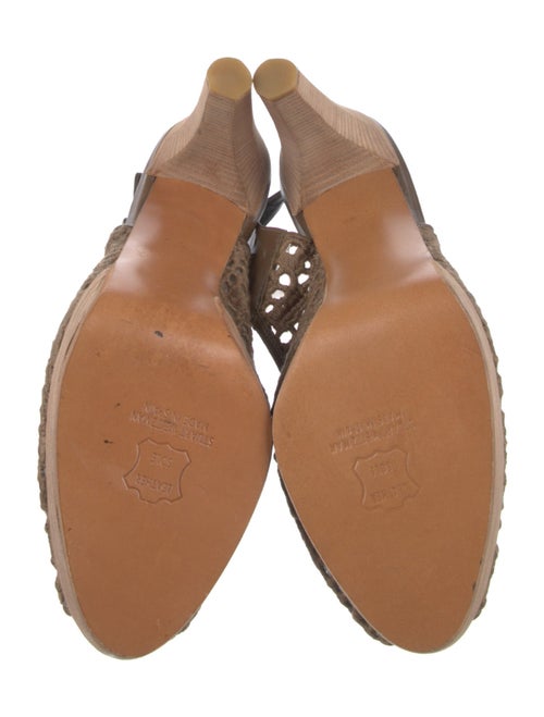 Stuart Weitzman Tweed Pattern Slingback Pumps