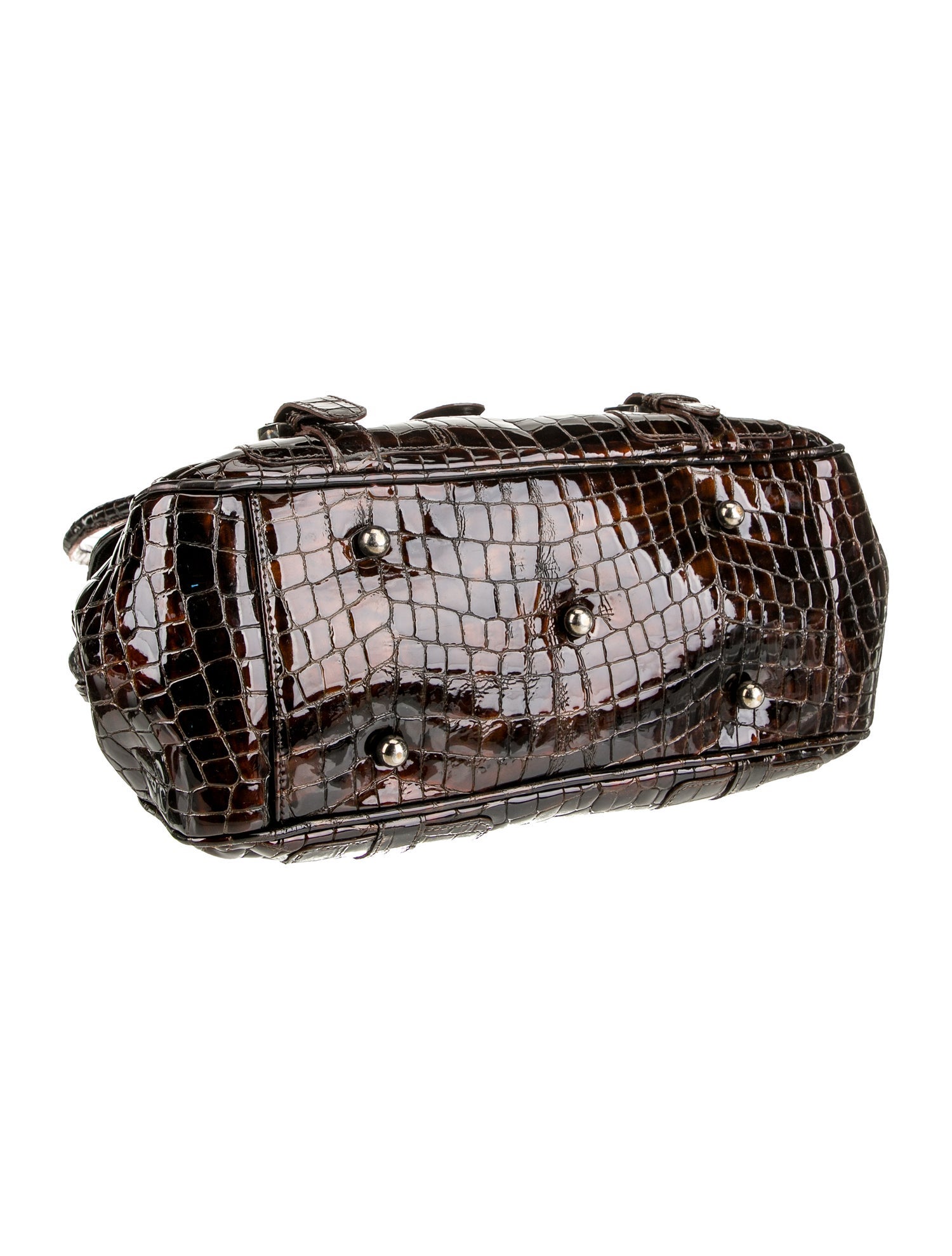 Stuart Weitzman Patent Leather Shoulder Bag